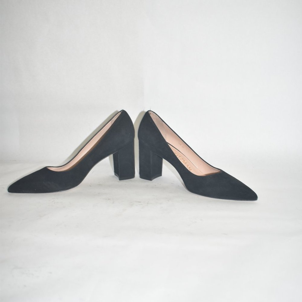 Stuart Weitzman Laney Pointed Toe Pump Block Sued… - image 5